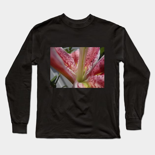 Beautiful photograph of lily flower Long Sleeve T-Shirt by Annalisseart24
